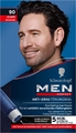 Schwarzkopf Men Perfect Anti-Grau Tönungs-Gel 90 Schwarz Haarfarbe, 1x 80 ml
