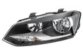 Hauptscheinwerfer links Halogen W5W HELLA für VW Polo (6R1, 6C1)