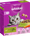 Whiskas Adult 1+ Trockenfutter Katzentrockenfutter Lamm 5er Pack 5 x 800g
