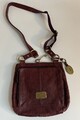 Schöne Fossil Schultertasche Unisex Leder Vintage Design Handtasche Damen Bag