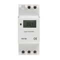AC220V 16A Digitale LCD Programmierbare Zeitschaltuhr Hutschiene Zeitsteuerung