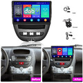 32G Android 13 DAB+ GPS Autoradio Für Toyota Aygo Citroen C1 Peugeot 107 +Kamera