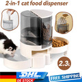 Wasser- und Futterspender Katzen Futterautomat Wasserspender Hunde Futterstation