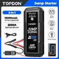 2025 TOPDON JS2000 Pro Starthilfe Jump Starter Ladegerät Booster Powerbank 2500A