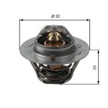 Gates Thermostat, Kühlmittel TH14088G1 für CHRYSLER DAIHATSU DODGE FORD