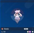 Shiny Diancie 6 DV/IV MAX EV | Pokemon Karmesin Purpur / Scarlet Violet