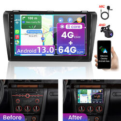 4G+64G 8-Kern Autoradio Carplay Für Mazda 3 2004-2009 BK Android 13.0 GPS DSP