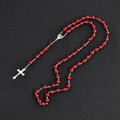 Halskette-Kreuz Anhänger Silber Schwarz Gold Jesus Damen Herren-Kreuz Halskett-K