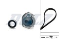 Dolz Wasserpumpe + Zahnriemensatz KD091 passend für FIAT LANCIA