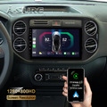 9" Android 12 Autoradio Wireless Carplay GPS Navi für VW Tiguan 1 NF Golf Plus