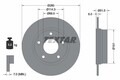 Textar 92335803 Bremsscheibe hinten für RENAULT