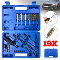 EINSPRITZDÜSEN DICHTSITZ WERKZEUG 19 TEILE SATZ INJEKTOR SCHACHT REINIGUNGS SET