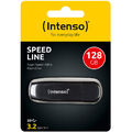 kQ Intenso Speed Line 128 GB USB Stick USB 3.2 SUPERSPEED schwarz