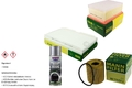 MANN-FILTER Paket + Presto Klima-Reiniger für Peugeot 307 3A/C SW 3H 3E