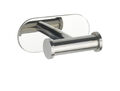WENKO Edelstahl Wand Doppel Haken Duo OREA Bad WC Handtuch Halter ohne bohren