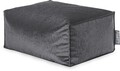 Sitting Point Sitzsack Roll Marla Anthrazit – Bequemer Sitzhocker mit Samtbezug