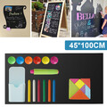 Tafelfolie Selbstklebend Kreidefolie 45*100cm Schwarz Beschriftbar Wanddeko Film