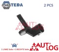 AS4146 ABS SENSOR DREHZAHLFÜHLER VORNE AUTLOG 2PCS FÜR AUDI A6,A8,A5,R8,C6,4E_