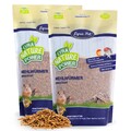 10 kg Mehlwürmer getrocknet Vogelfutter Fische Nager Reptilien Igel Lyra Pet®