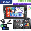 64GB Android14 Autoradio CarPlay Für Opel Astra H Corsa C D Zafira B KAM DAB RDS