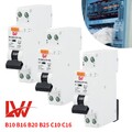 Typ A FI/LS-Schalter Leitungsschutzschalter RCBO FI-LS 1P+N 10A-25A Fi-Schalter