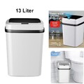 13 Liter Automatik Mülleimer Küche Bad Smart Abfalleimer mit Sensor Papierkorb