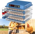 Brutmaschine 128/192 Eier Inkubator Vollautomatische Brutautomat Egg Incubator