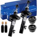 2x SACHS STOßDÄMPFER DOMLAGER 1X PROTECTION KIT VORNE AUDI A1 SEAT SKODA VW POLO