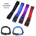Xonic Halsband XS - XL 4 Farben - Nylon Hundehalsband