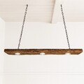 Rustikale Hängelampe/ Deckenlampe aus Massivholz/LED  / Wohnzimmer/ Esszimmer 