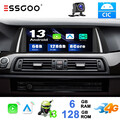 1025" IPS Autoradio Android 13 CarPlay KAM+ 8Kern 6+128G Für BMW 5er F10 F11 CIC