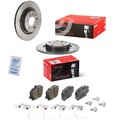 Brembo Bremsscheiben 280mm + Bremsbeläge Hinten passend für Volvo XC40 D3 T4 T5