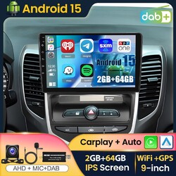 DAB+ Android 15 Apple CarPlay Autoradio GPS Navi Wifi Für HYUNDAI ix20 2010-2019
