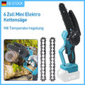 Akku Kettensäge 6 Zoll Mini Elektro Kettensägen Handkettensäge für makita DHL