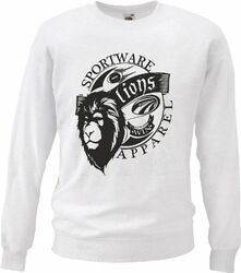 Sweatshirt SPORTWARE LIONS APPAREL LÖWE LÖWE WILDTIER LION RAUBKATZE KING