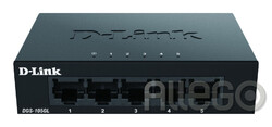 D-Link 5-Port Gigabit Switch Unmanaged Metall Desktop Schwarz