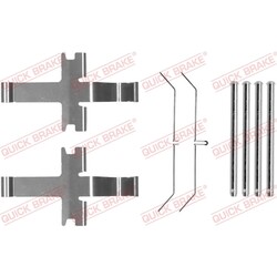 ORIGINAL® Quick Brake 109-1752 Zubehörsatz, Scheibenbremsbelag Vorne passend