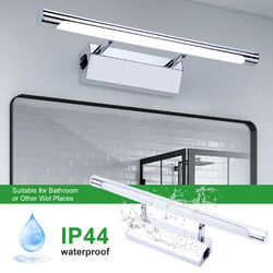 5W LED Spiegelleuchte Bad Spiegellampe 40CM Spiegelbeleuchtung mit Schalter 