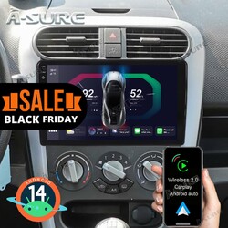 Für Opel Agila B Suzuki Splash 2G+64G Android 14 GPS CarPlay Autoradio BT SWC FM