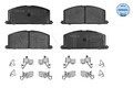MEYLE 025 208 7015 Bremsbelagsatz, Scheibenbremse für TOYOTA