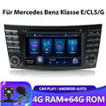 Für Mercedes Benz E-Class W211 W219 Autoradio Android 12 GPS Navi DVD/CD CarPlay