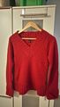 Roter Pullover aus Lammwolle, S, H&M