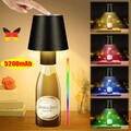 RGB LED Flaschenaufsatz Tisch-Lampe Dimmbar Flaschen-Leuchte Deko-Licht Akku USB
