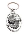 Spaniel Hund Englisch Zinn Schlüsselanhänger Ring Geschenk für ihn sie von Manschettenknöpfen Direct