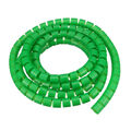 Kabelspirale Spiralschlauch Kabelschlauch Kabelschutz Kabelkanal 2 Meter Grün