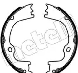 Bremsbackensatz, Feststellbremse 53-0761 METELLI für DODGE RAM