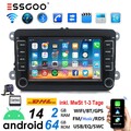 KAM+ 7" Apple Carplay Android 14 Autoradio GPS Navi Für VW GOLF 5 6 MK5 MK6 Polo