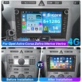 DAB+ Für Opel Astra H Corsa C D Android 14 Autoradio Carplay GPS DSP 4G 128G KAM