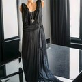 Sheego Chiffon Eventkleid Abendkleid Kleid Gr. 40 bis 58 Schwarz (802) (246)