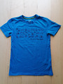 T-Shirt "Born in the Alps" Gr.152 blau